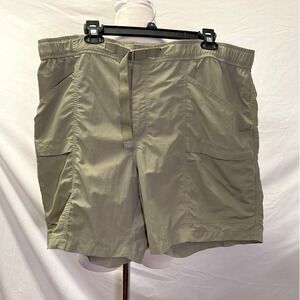 EDDIE BAUER Quick Dry Green Cargo Shorts Black Men's Size XXL